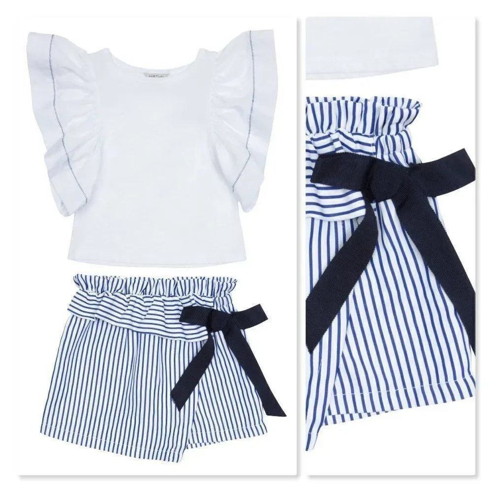 Habitual Girl Cece Top & Wrap Shorts Set sz 24 Mo
